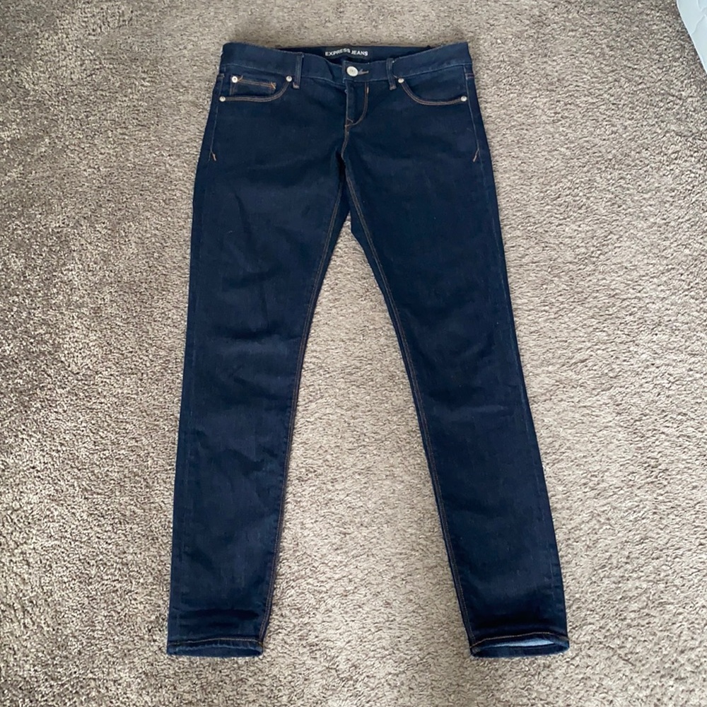 Express Stella Low Rise Legging Jeans